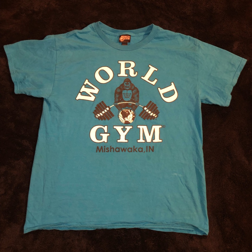 World Gym Double Sided Gorilla Tee